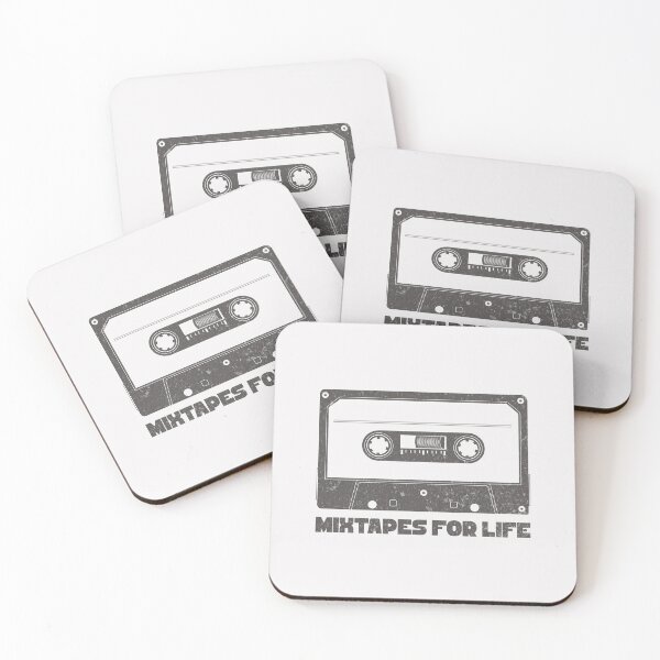 Item preview, Retro: Cassette tape with "Mixtapes for life" (light version) designed and sold by mooskdesign.