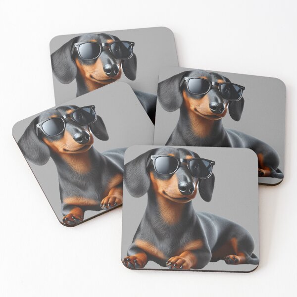 Artikelvorschau, Zu cool für den Hundepark – Lustiger Dackel mit Sonnenbrille – Süßes Geschenk für Hundeliebhaber entworfen und verkauft von Teemaniac.