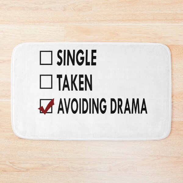 Item preview, Anti Love Avoiding drama Black White designed and sold by Sasya.