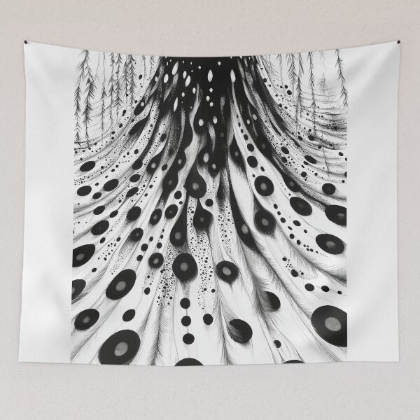 Item preview, model pattern deck black and white style elegance elegant for dress stylish interacting shapes, forms and lines vibrant energy art designed and sold by Aquariusblend.