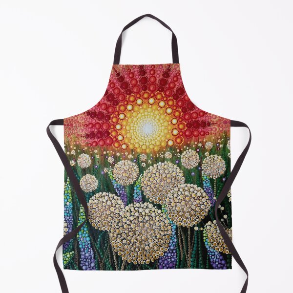 Item preview, Sunset in the Dandelion Field – Dot Art Technique designed and sold by Lusanta.
