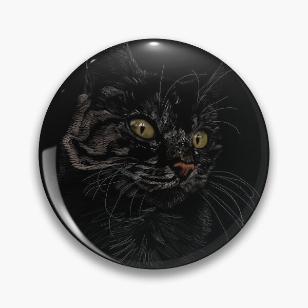 Item preview, "Pinger" Jamie's Hand-Drawn Cat Collection designed and sold by Rocky Hollow Gardens.