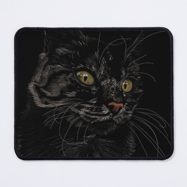 Item preview, "Pinger" Jamie's Hand-Drawn Cat Collection designed and sold by Rocky Hollow Gardens.