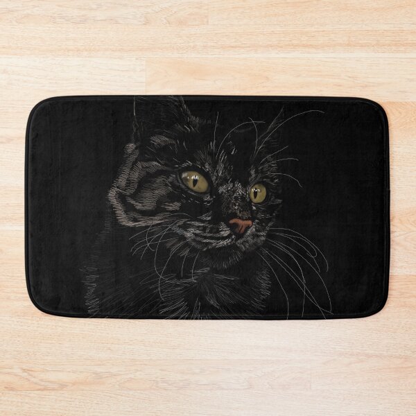 Item preview, "Pinger" Jamie's Hand-Drawn Cat Collection designed and sold by Rocky Hollow Gardens.