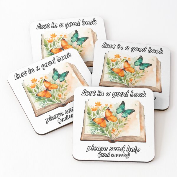 Item preview, Lost in a good book... please send help (and snacks) 1 designed and sold by Tom-Johnson.