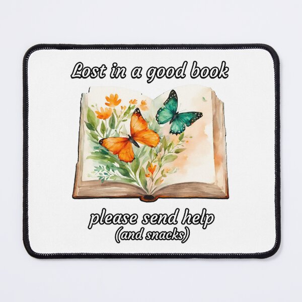 Item preview, Lost in a good book... please send help (and snacks) 1 designed and sold by Tom-Johnson.