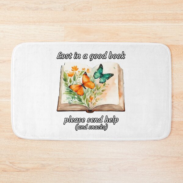 Item preview, Lost in a good book... please send help (and snacks) 1 designed and sold by Tom-Johnson.