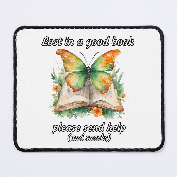 Item preview, Lost in a good book... please send help (and snacks) 2 designed and sold by Tom-Johnson.