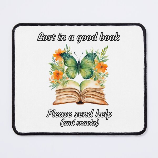 Item preview, Lost in a good book... please send help (and snacks) 3 designed and sold by Tom-Johnson.