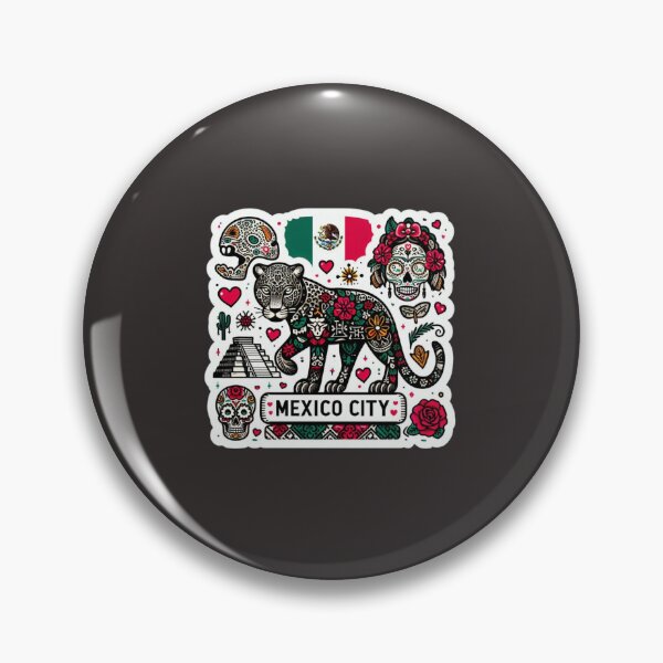 Item preview, Mexico City - Aztec Jaguar Falcon-Frequency Drop-Amalgramation Reloaded designed and sold by Imaginarium of Chaos falcon88 .