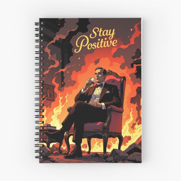 Item preview, Stay Positive: Even Hell Can't Spoil Tea Time designed and sold by FortuneWildCat.