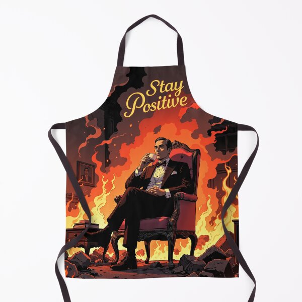 Item preview, Stay Positive: Even Hell Can't Spoil Tea Time designed and sold by FortuneWildCat.