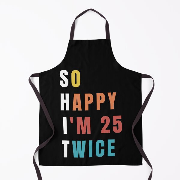 Item preview, So Happy I'm 25 Twice  Funny 50th Birthday  Tee And Birthday Trip  Gift Vintage 1975  Hello 50 designed and sold by MotivaChic.