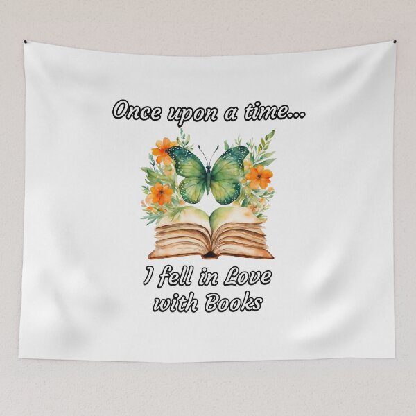 Item preview, Once upon a time... I fell in love with books 1 designed and sold by Tom-Johnson.