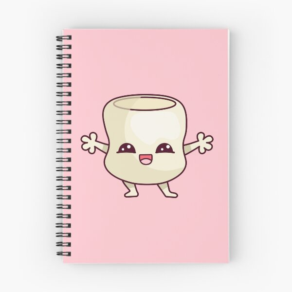 Item preview, Funny marshmallow character in kawaii style. Sweet dessert illustration designed and sold by IrinaCuteLab.