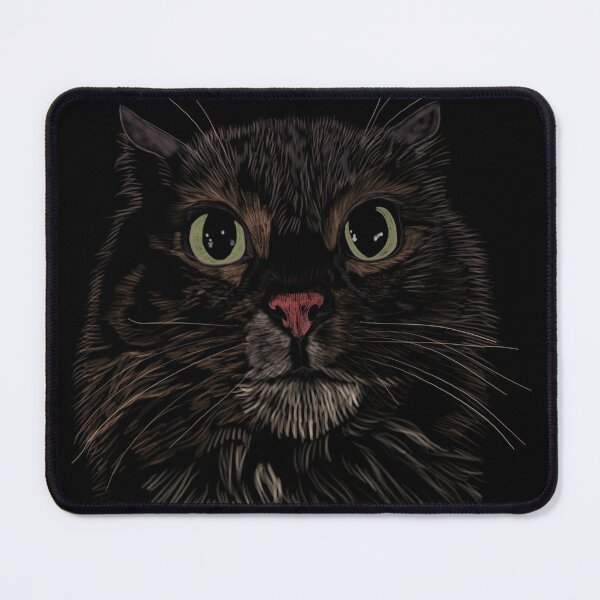 Item preview, "Miffed Cat" Jamie's Hand-Drawn Cat Collection designed and sold by Rocky Hollow Gardens.