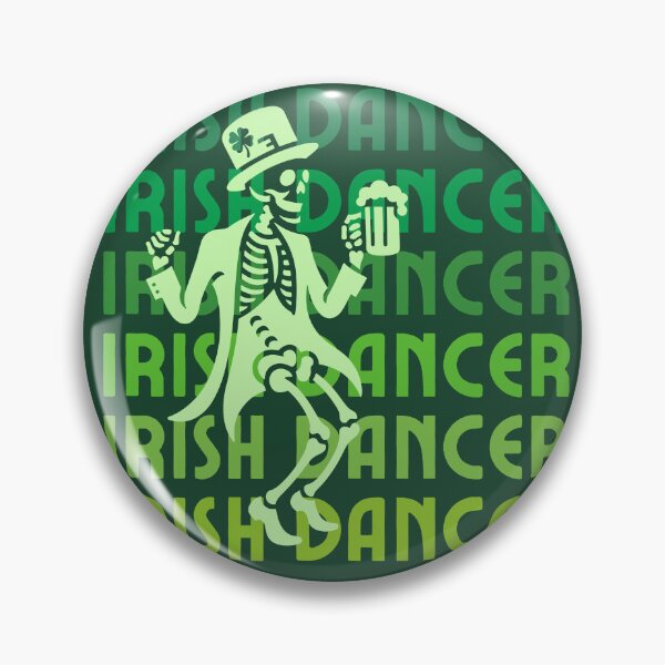 Item preview, Irish Dancer, Feis, Oireachtas, Ghillies,St Patricks Day,  Irish Dancer Skeleton, Kiss Me im Irish designed and sold by KolorellaS.