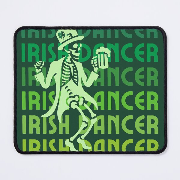 Item preview, Irish Dancer, Feis, Oireachtas, Ghillies,St Patricks Day,  Irish Dancer Skeleton, Kiss Me im Irish designed and sold by KolorellaS.