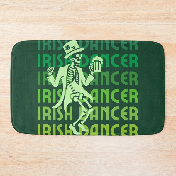 Item preview, Irish Dancer, Feis, Oireachtas, Ghillies,St Patricks Day,  Irish Dancer Skeleton, Kiss Me im Irish designed and sold by KolorellaS.