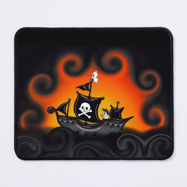 Item preview, pirate ghostship with cute ghosts designed and sold by Pezi-Creation.