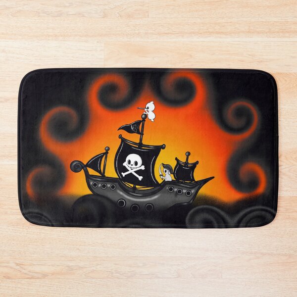 Item preview, pirate ghostship with cute ghosts designed and sold by Pezi-Creation.