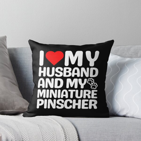 Item preview, I Love My Husband And My Miniature Pinscher designed and sold by TheAnimalZ00.