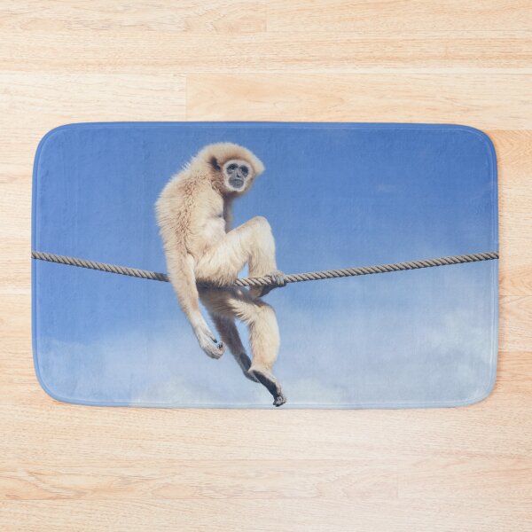 Item preview, Relaxed Gibbon Sitting on a Rope in the Sun designed and sold by rawshutterbug.
