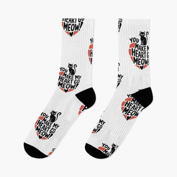 Item preview, You Make My Heart Go Meow - Cat designed and sold by DZ-Merch.