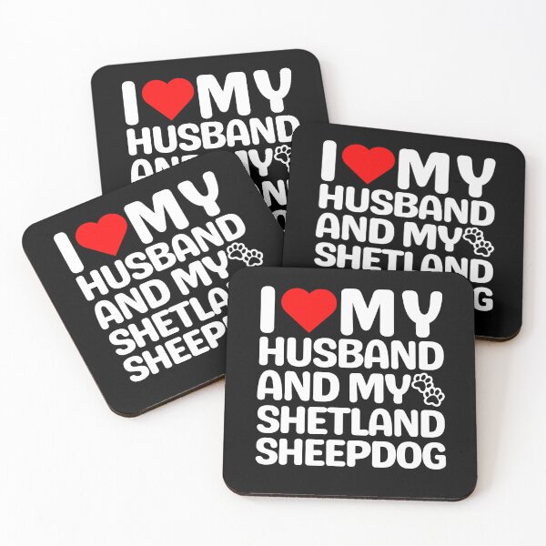 Item preview, I Love My Husband And My Shetland Sheepdog designed and sold by TheAnimalZ00.