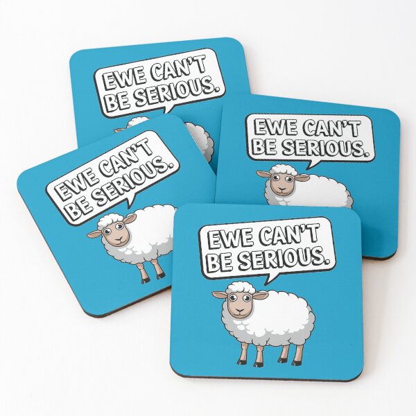 Item preview, Ewe Can't Be Serious designed and sold by Orca Chuckle Studios.