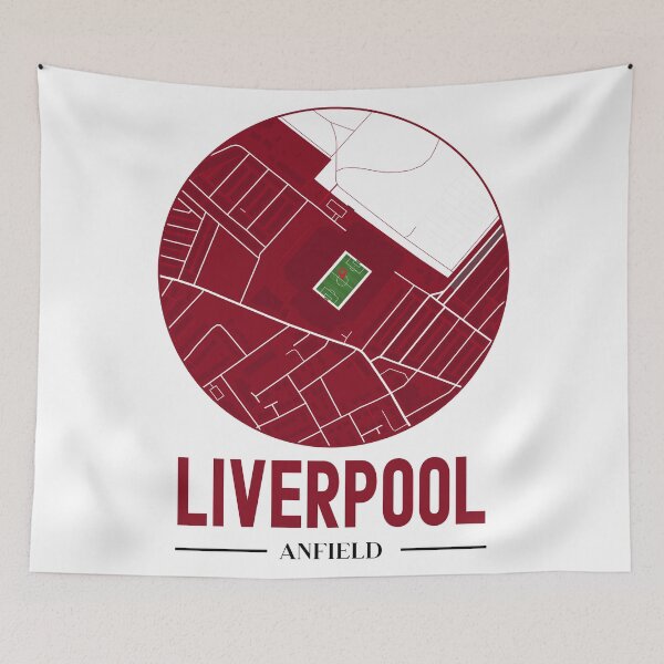 Artikelvorschau, Liverpool, Anfield Karte entworfen und verkauft von Philip-p22.