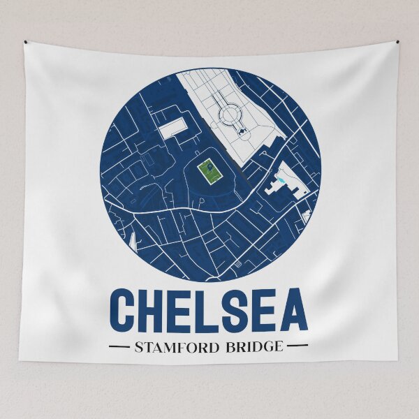 Item preview, Chelsea, Stamford Bridge Map designed and sold by Philip-p22.