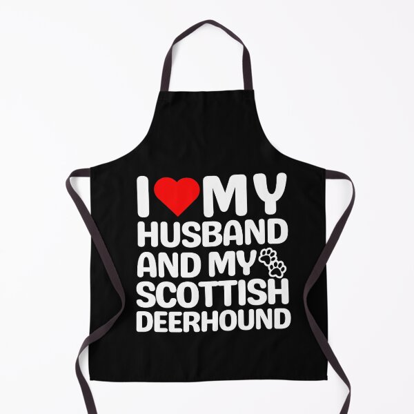Item preview, I Love My Husband And My Scottish Deerhound designed and sold by TheAnimalZ00.