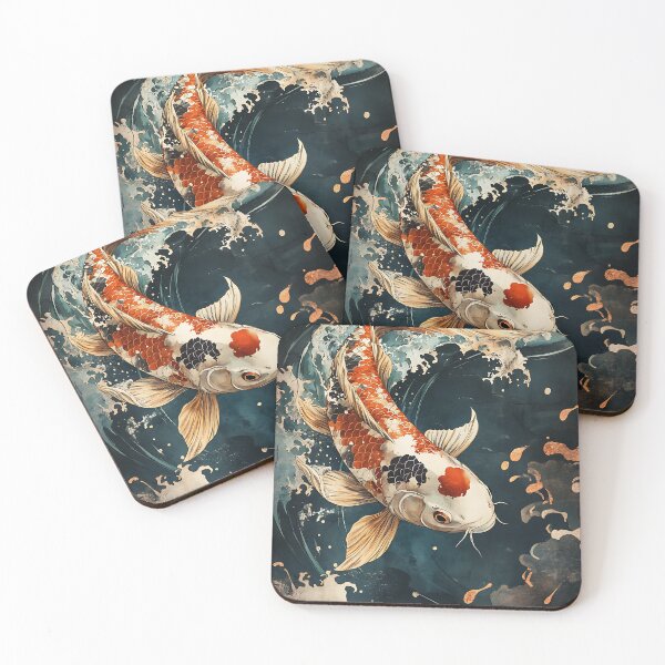 Item preview, La danza del koi japonés designed and sold by bapupa.