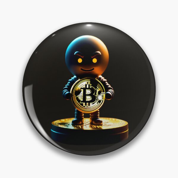 Item preview, Bitcoin Enthusiast Holding Golden Bitcoin - High-Quality Illustration for Crypto Lovers designed and sold by Pickmash.