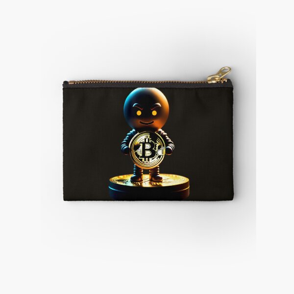 Item preview, Bitcoin Enthusiast Holding Golden Bitcoin - High-Quality Illustration for Crypto Lovers designed and sold by Pickmash.