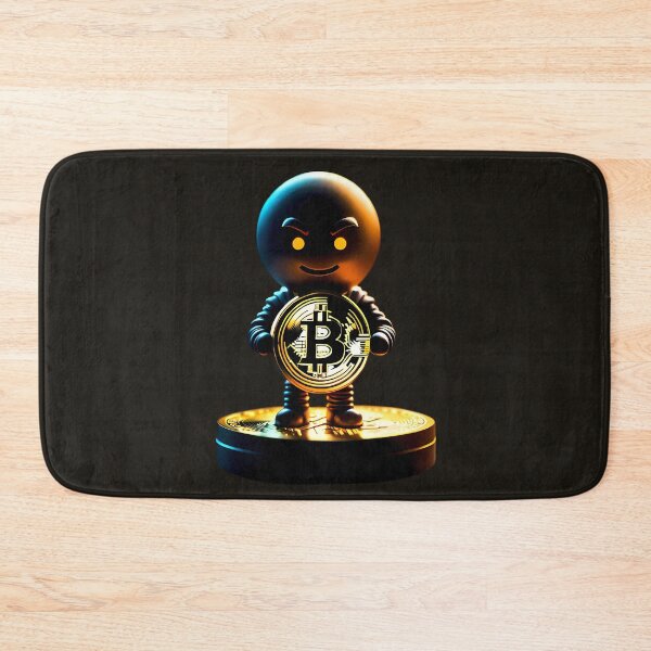 Item preview, Bitcoin Enthusiast Holding Golden Bitcoin - High-Quality Illustration for Crypto Lovers designed and sold by Pickmash.