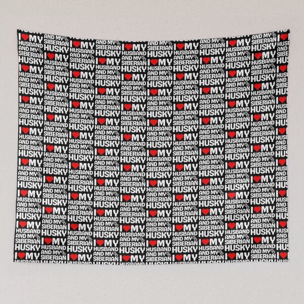 Item preview, I Love My Husband And My Siberian Husky designed and sold by TheAnimalZ00.