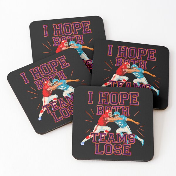 Item preview, I Hope Both Teams Lose Funny American Football designed and sold by IHateDumplings.