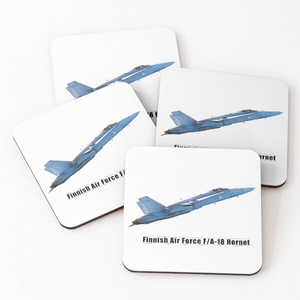 Item preview, Finnish Air Force F-18 Fighter jet flying designed and sold by blindphotog.