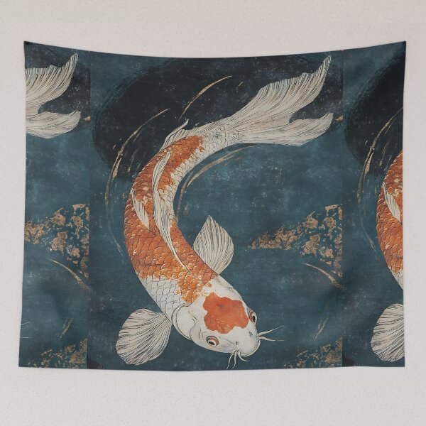 Item preview, Arte japonés de los koi designed and sold by bapupa.