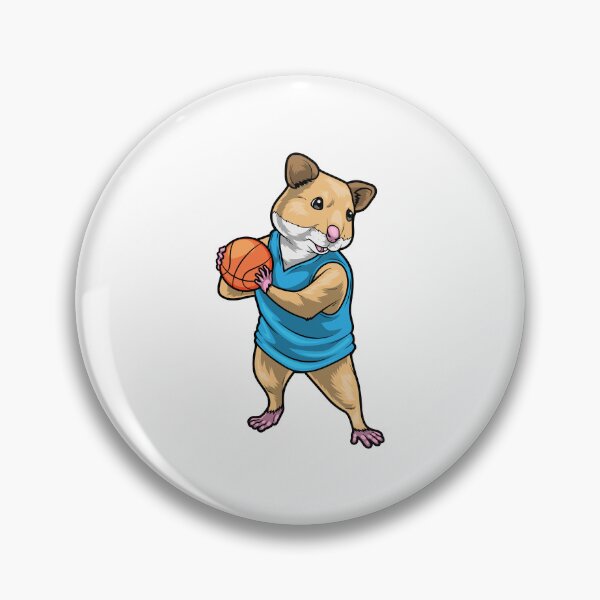 Item preview, Hamster Basketball player Basketball designed and sold by Snabdesign84.