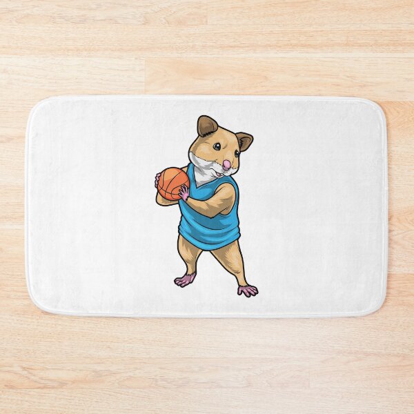 Item preview, Hamster Basketball player Basketball designed and sold by Snabdesign84.
