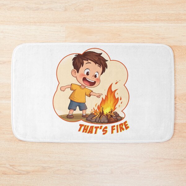 Item preview, That's Fire, Fire AF, that is fire, fire funny, cartoon that's fire, current slang designed and sold by SavageLegion.