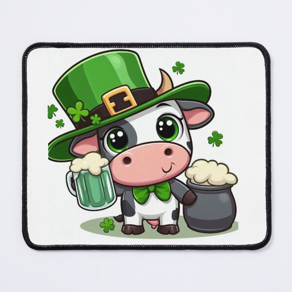 Item preview, St. Patrick's Day Cow designed and sold by Rob5Designs.