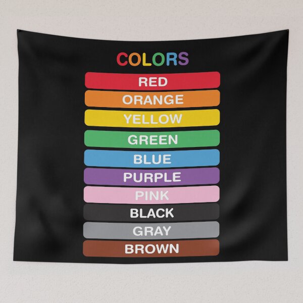 Item preview, Colors nursery poster designed and sold by BuxomBabe21.