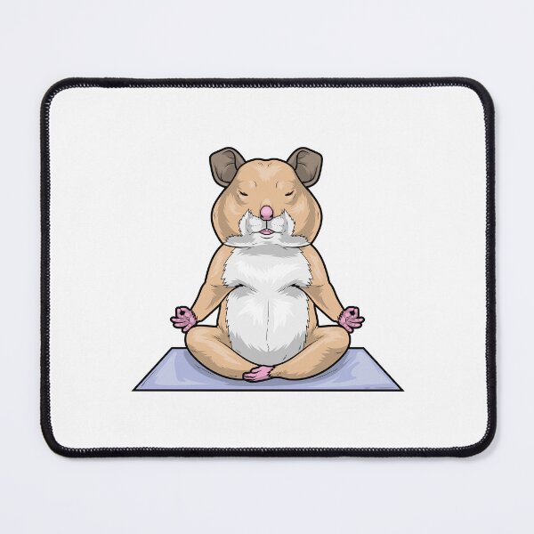 Item preview, Hamster Yoga Yoga mat designed and sold by Snabdesign84.