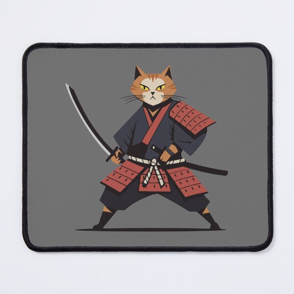 Item preview, japanese samurai style cat designed and sold by wi geon.