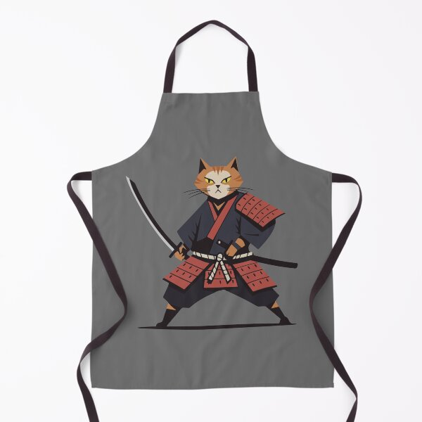 Item preview, japanese samurai style cat designed and sold by wi geon.