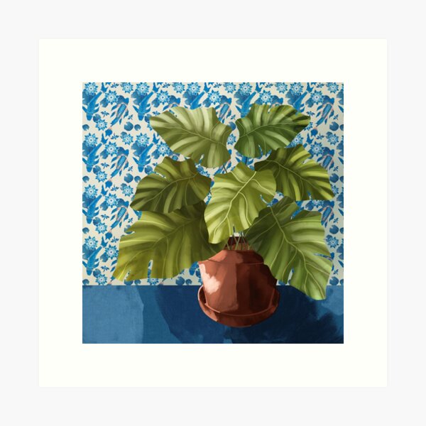 Aperçu de l'œuvre Plante d'intérieur avec du papier Koi créée et vendue par spacefrogdesign.